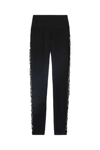 Leggings cintura subida Laceseamiz - Preto