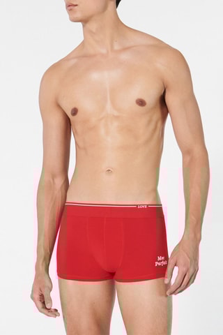 2 boxers Slipcoriz - Vermelho e branco