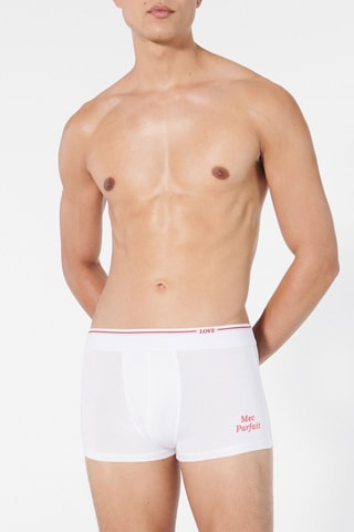 2 boxers Slipcoriz - Vermelho e branco