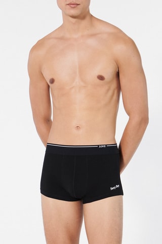 2 boxers Sexyboyiz - Preto e branco