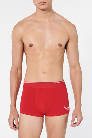 2 boxers Bboyfriz - Rosa e vermelho