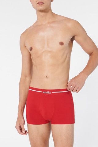 HOMME LINGERIE BOXER FICHERIZ ROUGE