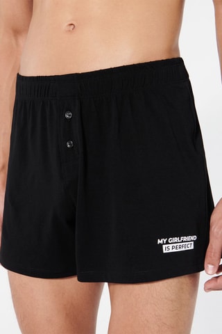 2 boxers Veinardiz - Preto e branco