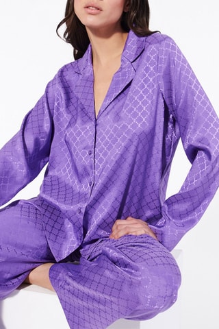 HOMEWEAR TTC CHEMISE FLEURILIZ VIOLET