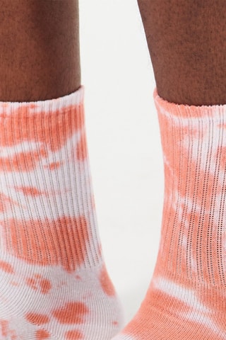 Meias tie and dye Hypsokiz - Coral