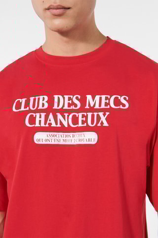 T-shirt Clubchanciz - Vermelho
