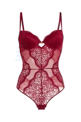 Body-tanga ampliforma Celiniz - Bordô - Undiz