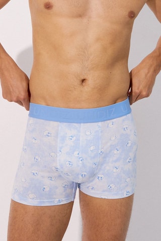 Boxers Repeatiz - Azul-claro
