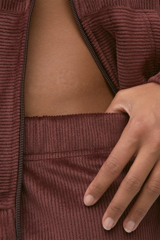 Calças wide legs cintura subida Milaniz - Castanho - Undiz