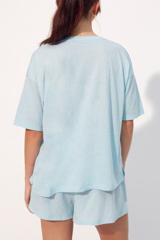 T-shirt Talaliz - Azul-celeste