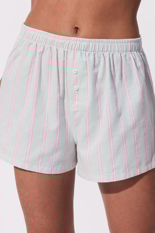 Calções de pijama Landstripiz - Azul-celeste - Undiz