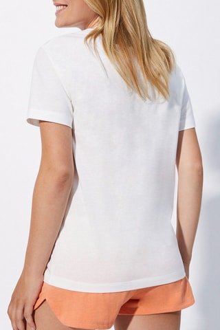 T-shirt de pijama Cri-Kee e Mushu Mulan Disney - Cru - Undiz