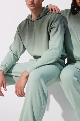 Sweat de pijama dip and dye Dipiz - Verde-água e cinzento mesclado - Undiz