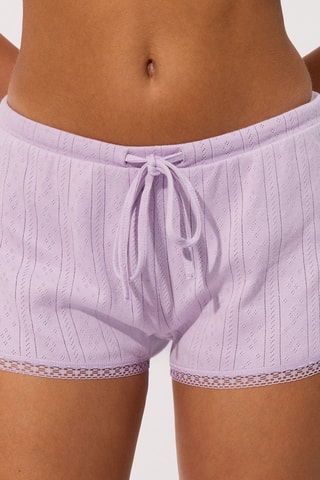 Calções de pijama Vitamipriz - Malva