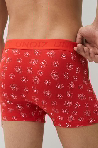 Boxers Repeatiz Skullheartiz Laranja