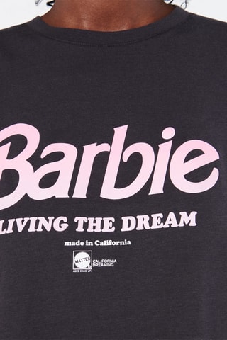 T-shirt de pijama - Cinzento-escuro e rosa