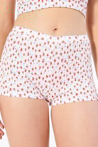 Calções de pijama - Toupeira e vermelho