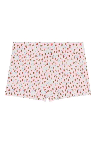 Calções de pijama - Toupeira e vermelho