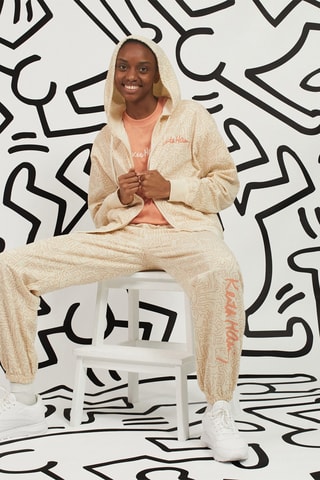 Sweat em algodão biológico - Bege