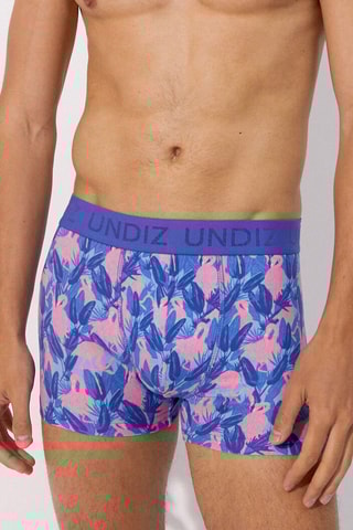 Boxers - Azul-real e rosa-velho