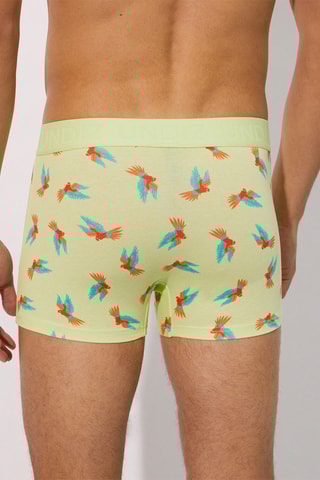 Boxers - Azul-cobalto e amarelo