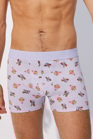 Boxers Patrick e M. Krabs Bob esponja - Azul-celeste