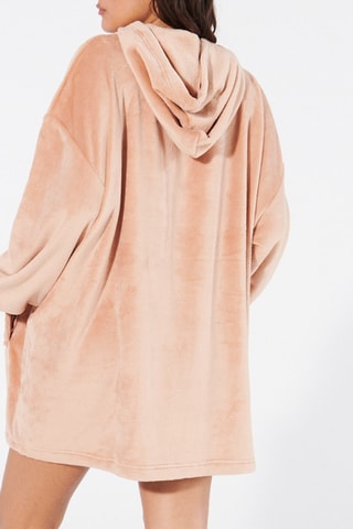 Camisa de dormir com capuz Simba O Rei Leão Disney - amarelo e camel