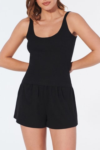 Short de pyjama Beniz - Noir