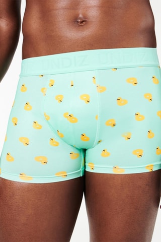 Boxers - Verde-claro e amarelo