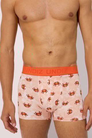 Boxers - Salmão e coral