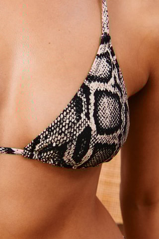 Parte de cima de biquíni - Preto