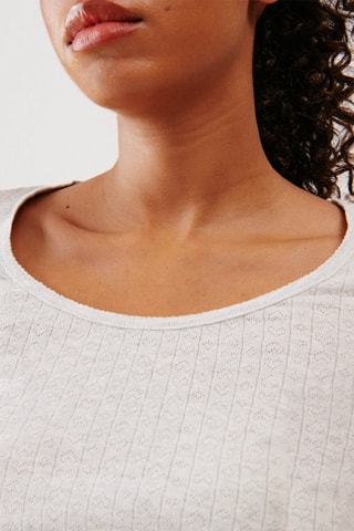 Top de pijama - Cinzento-claro mesclado