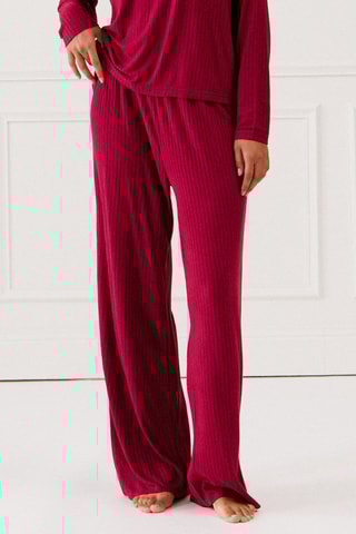 Calças de pijama - Bordô