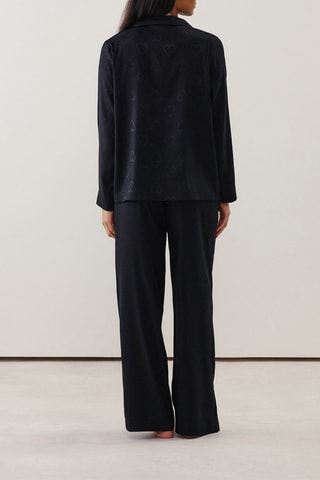 Camisa de pijama - Preto