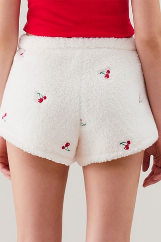 Calções de pijama - Cru