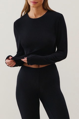 T-shirt de pijama - Preto