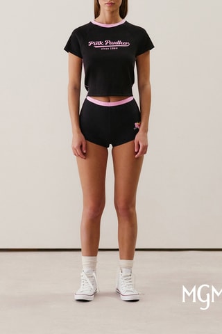 T-shirt Pantera rosa - Preto