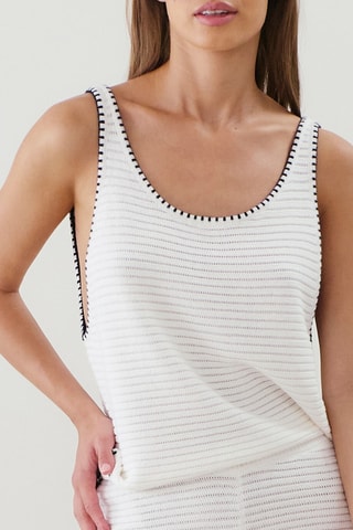 Top de pijama - Branco