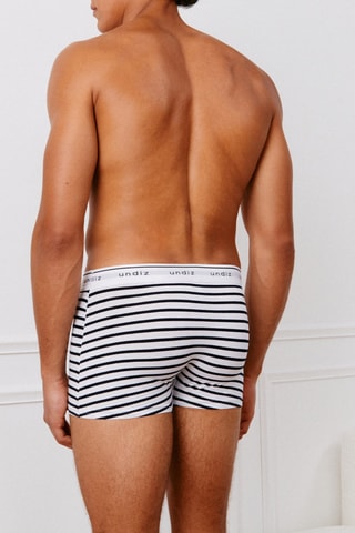 Boxers - Azul-marinho e branco