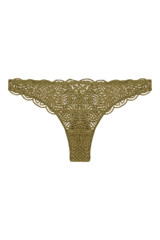 Tanga em renda - Verde-azeitona