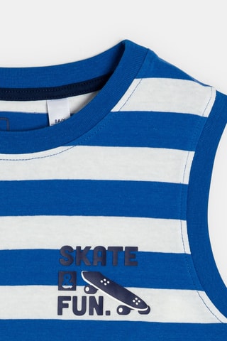 Camiseta de tirantes - Azul - Okaidi