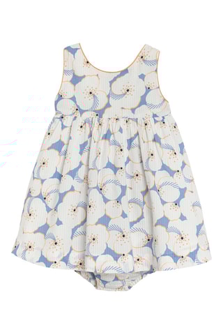 Vestido sin mangas - Blanco - Obaibi