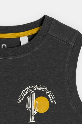 Camiseta de tirantes - Gris - Okaidi