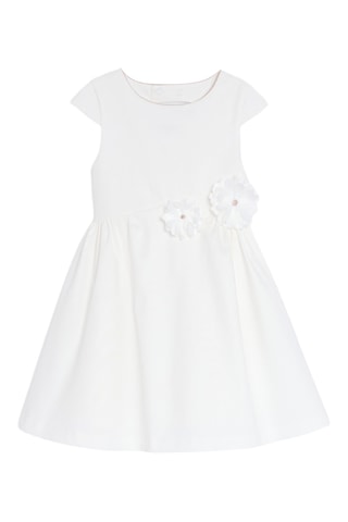 Vestido evasé - Blanco - Okaidi