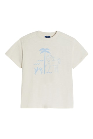 Camiseta - Crudo - Okaidi