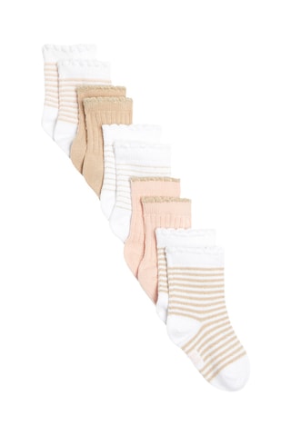 5 pares de calcetines - Beige - Obaibi