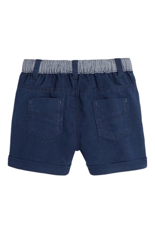 Short de lino - Azul marino - Obaibi