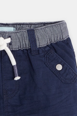 Short de lino - Azul marino - Obaibi