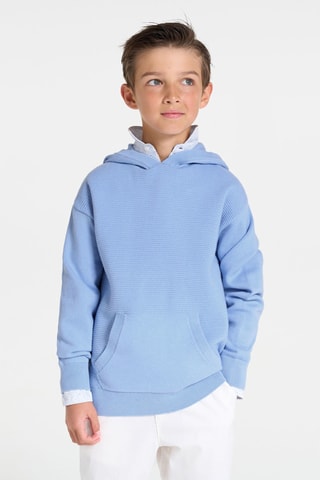 Jersey con capucha - Azul claro - Okaidi