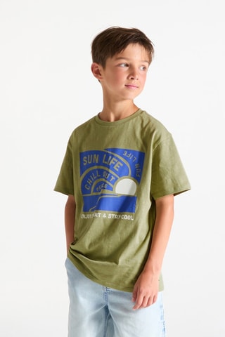 Camiseta - Caqui - Okaidi